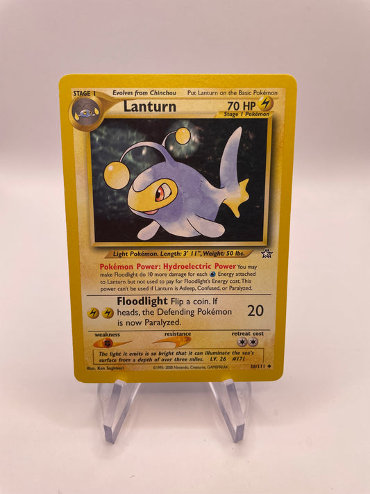 Pokemon Karte Lanturn Neo Genesis 38/111 Englisch