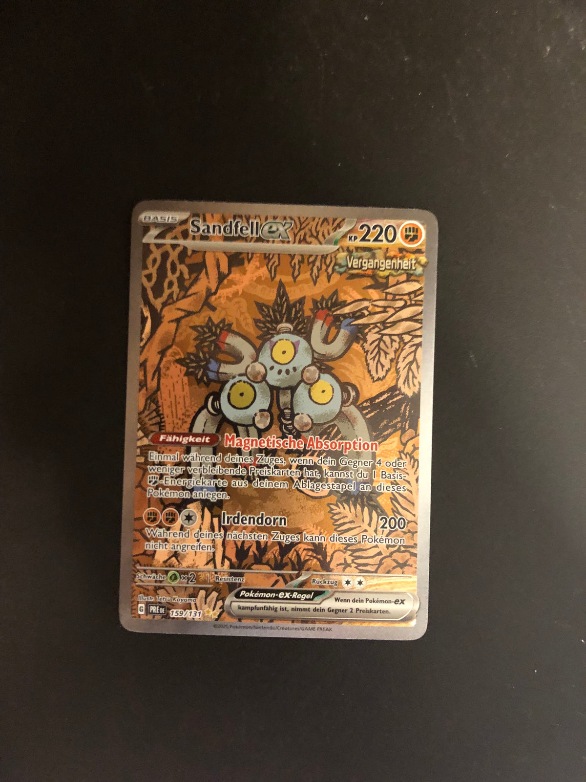 Pokemon Karte EX Sandfell 159/131 Deutsch