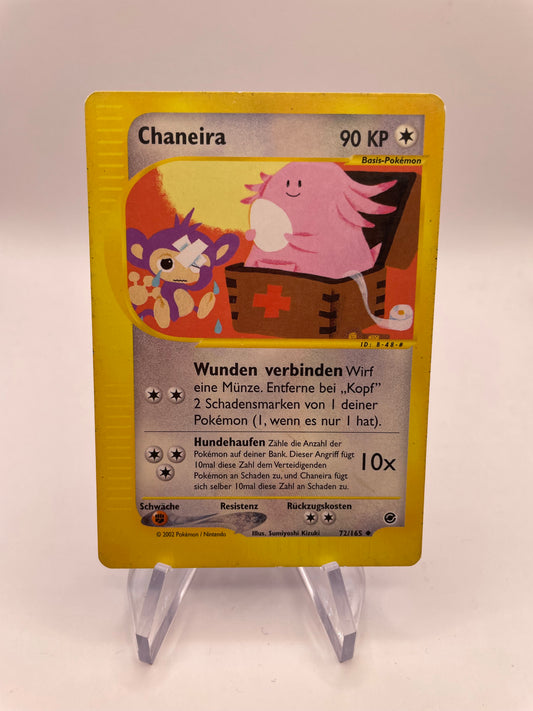 Pokémon Karte E-Series Chaneira 72/165 Deutsch
