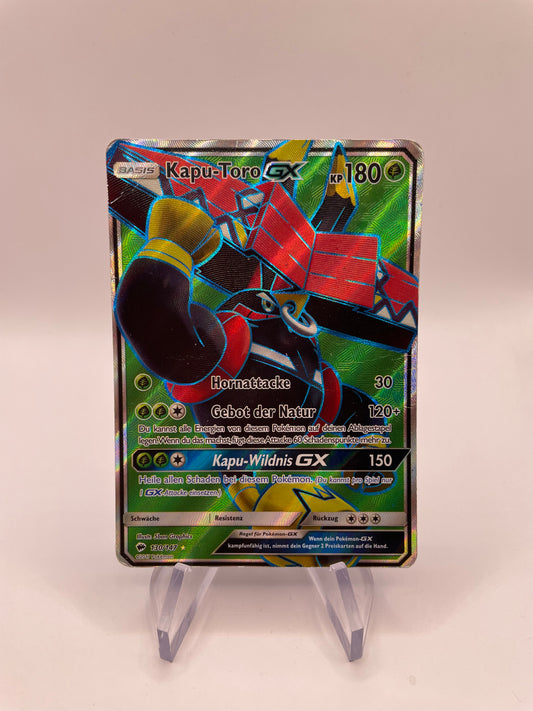 Pokemon Karte GX Kapu-Toro 130/147 Deutsch