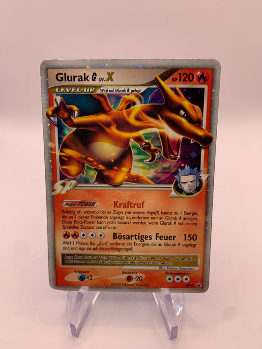 Pokemon Karte Promo Lv.X Glurak DP45 Deutsch