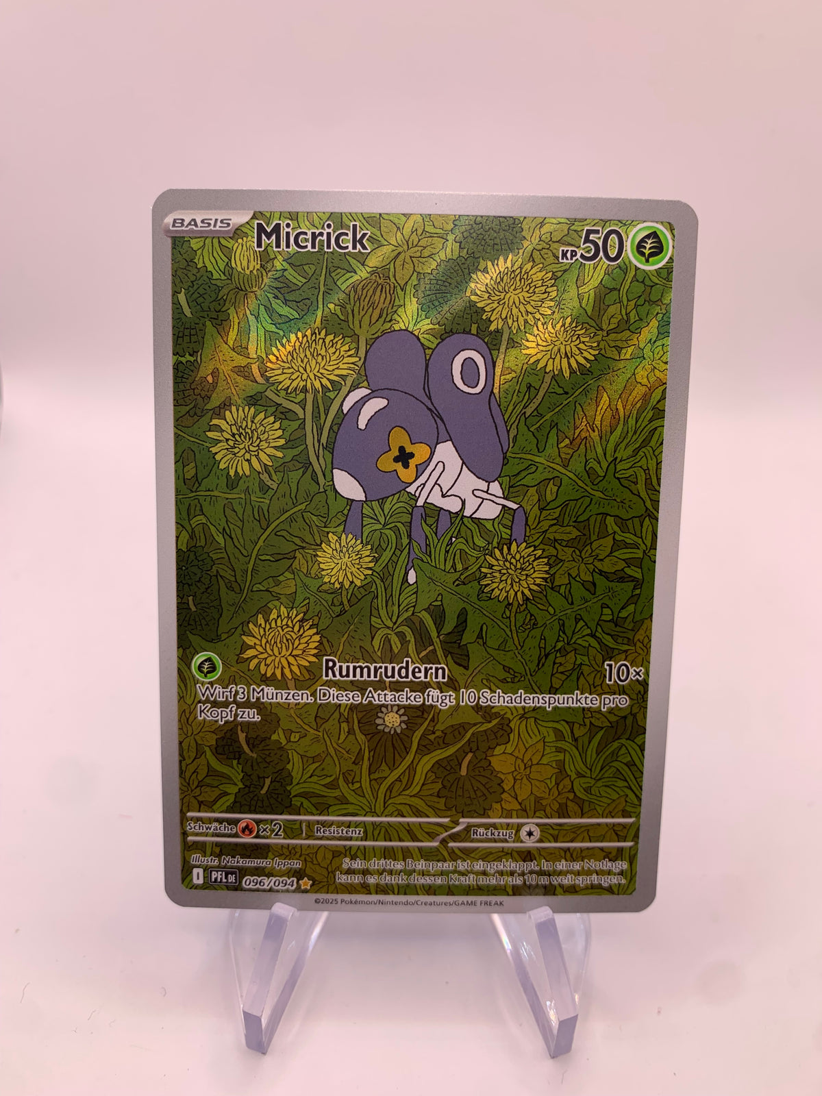Pokemon Karte Art Rare Micrick 96/94 Deutsch