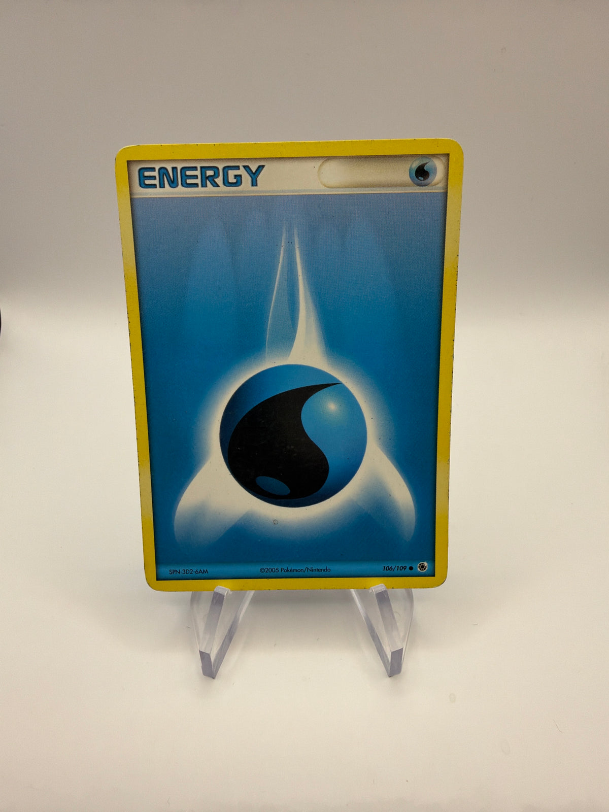 Pokemon Karte Wasser Energie 106/109 Englisch