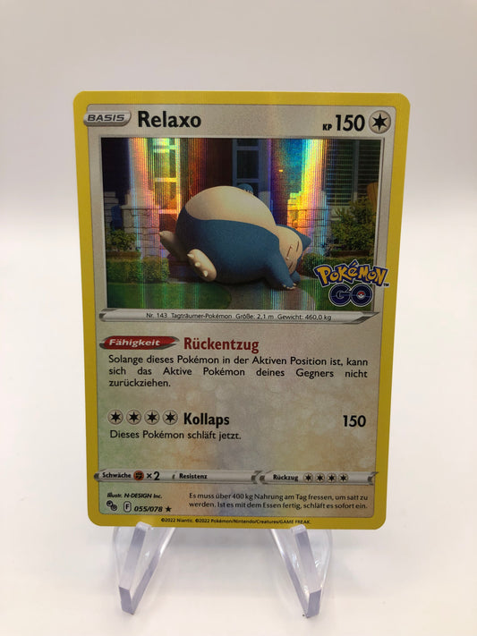 Pokemon Karte Holo Relaxo 55/78 Deutsch