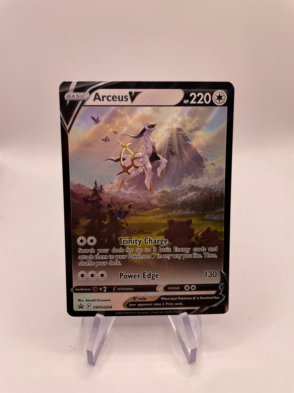 Pokemon Karte V Arceus SWSH204 Englisch