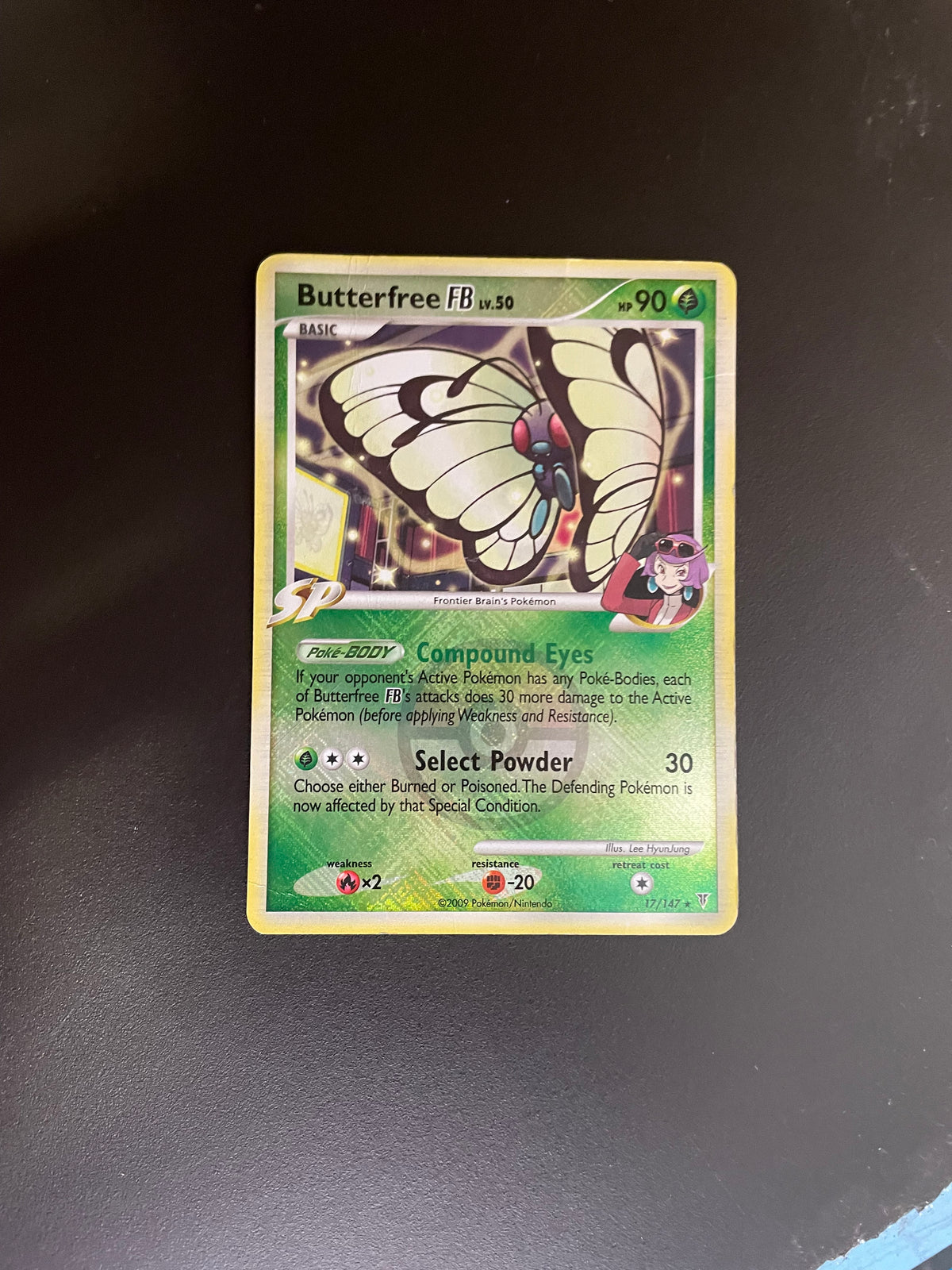 Pokémon Karte Butterfree FB 17/147 Englisch