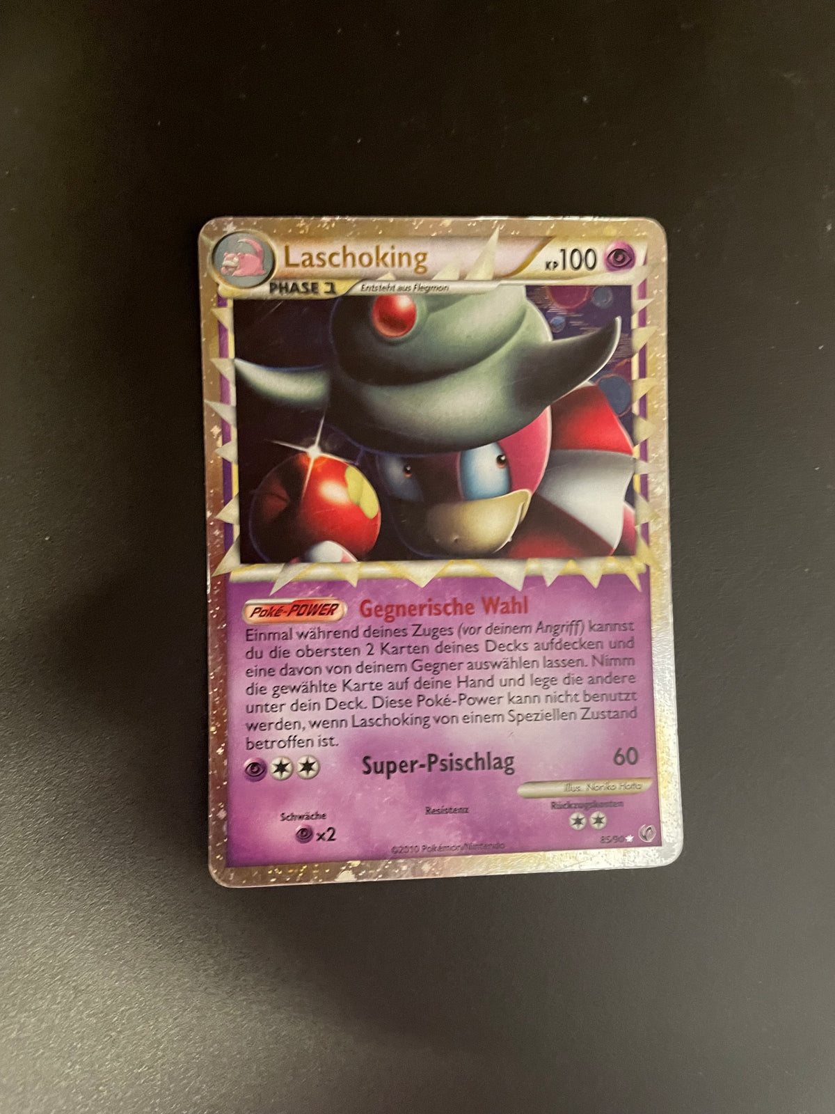 Pokemon Karte Prime Laschoking 85/90 Deutsch
