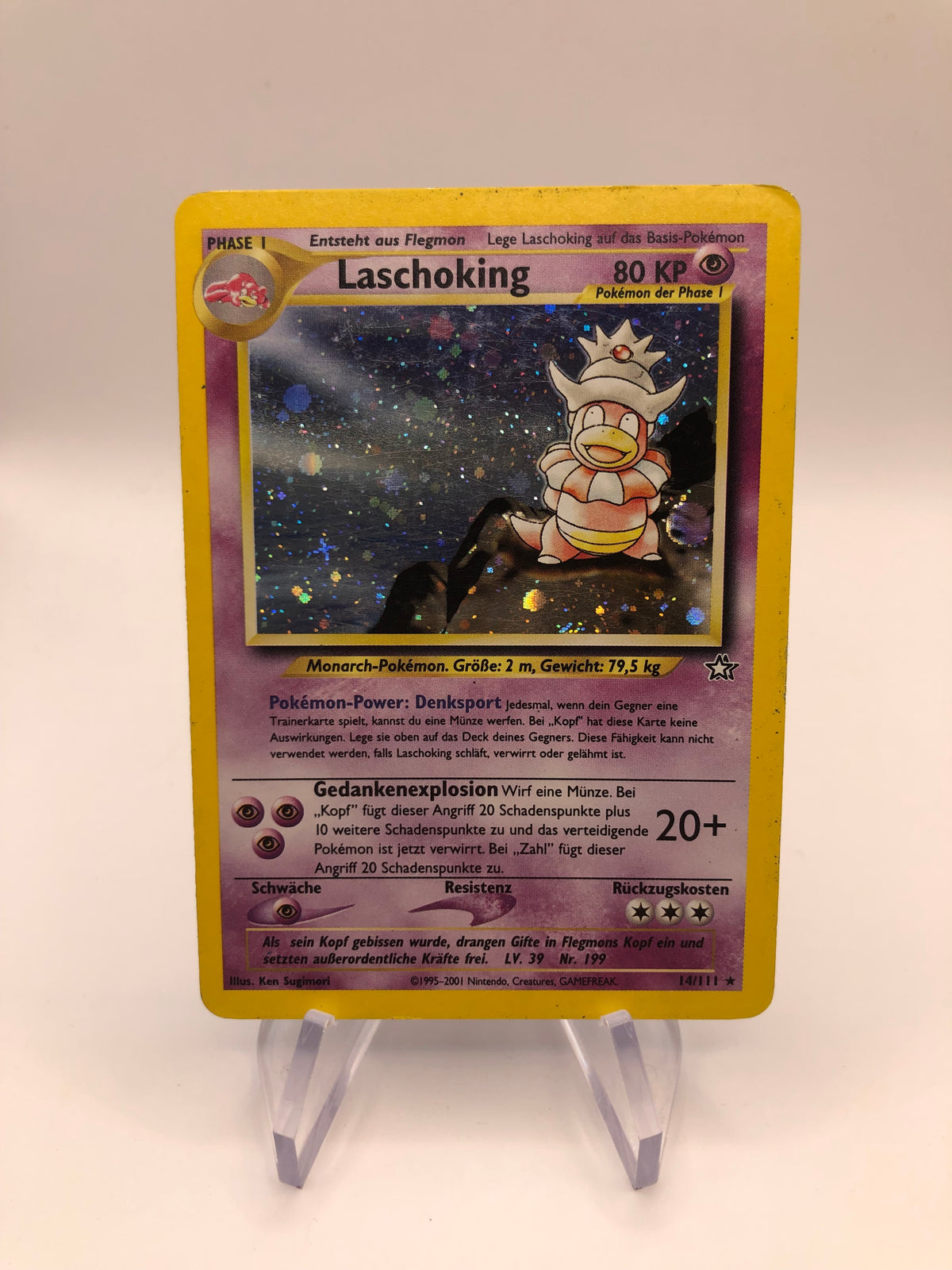 Pokemon Karten Holo Laschoking 14/111 Deutsch