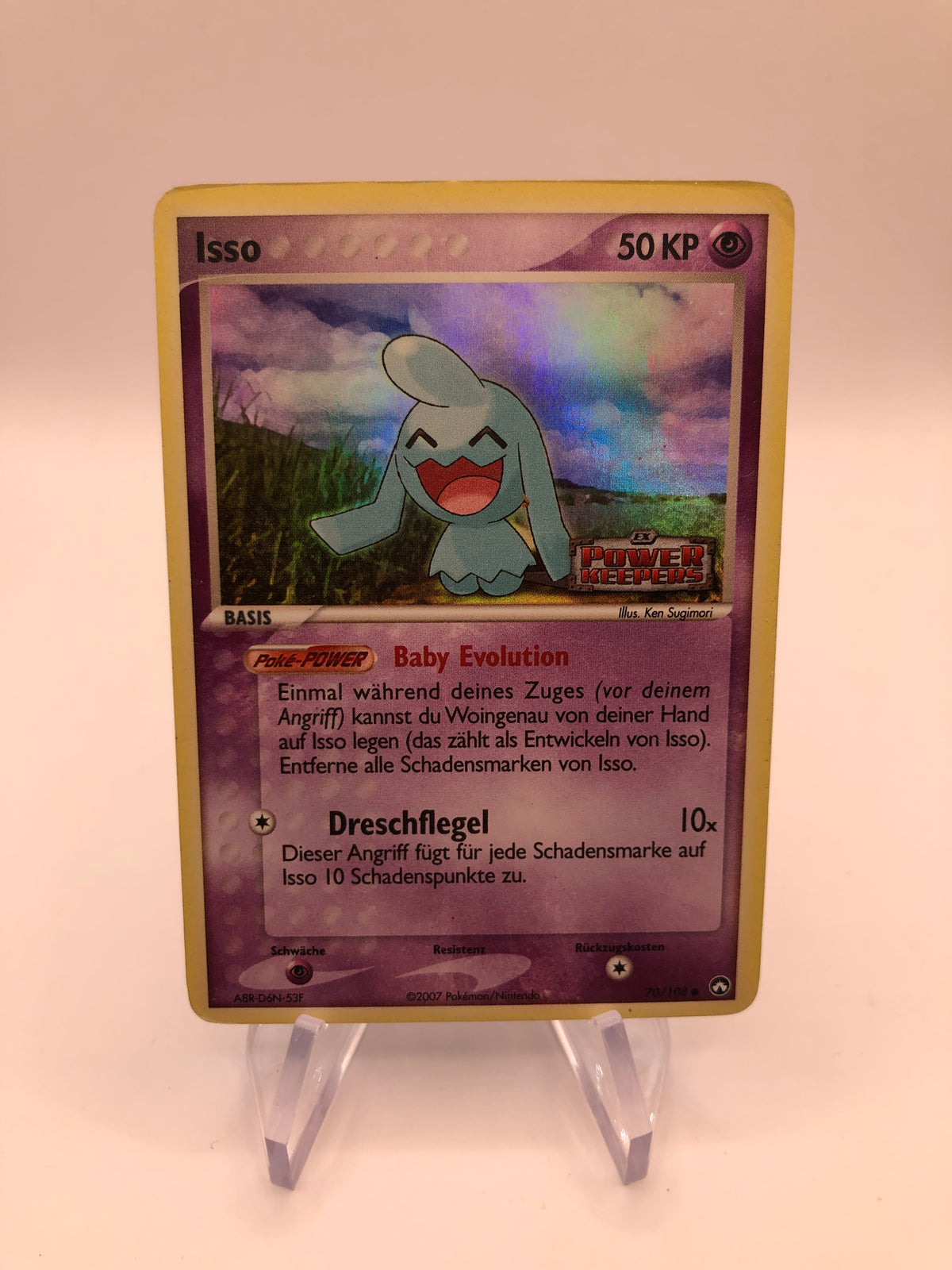 Pokemon Karte Stamp Isso 70/108 Deutsch