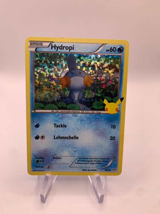 Pokemon Karte Celebration Hydropi 19/25 Deutsch