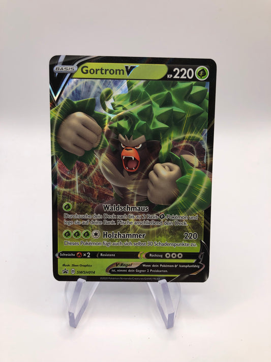 Pokemon Karte Promo V Gortrom SWSH014 Deutsch