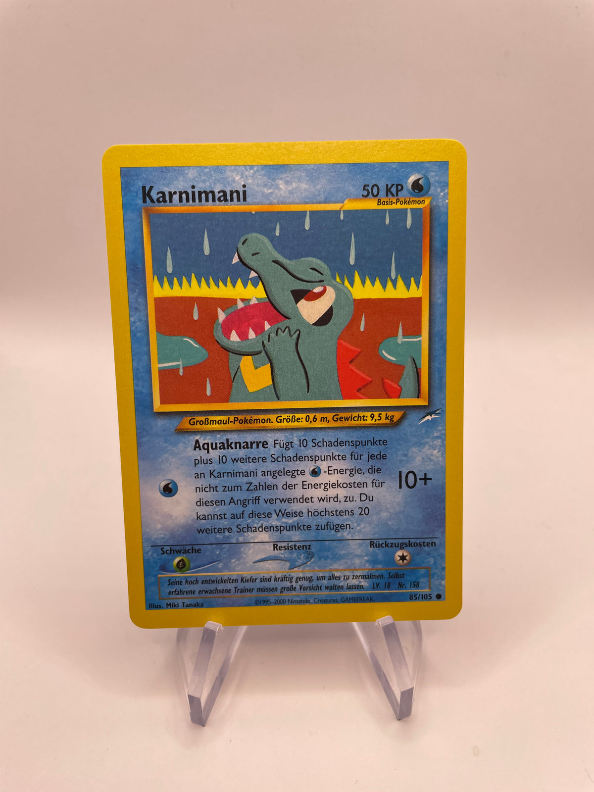 Pokemon Karte Karnimani Neo Destiny 85/105 Deutsch