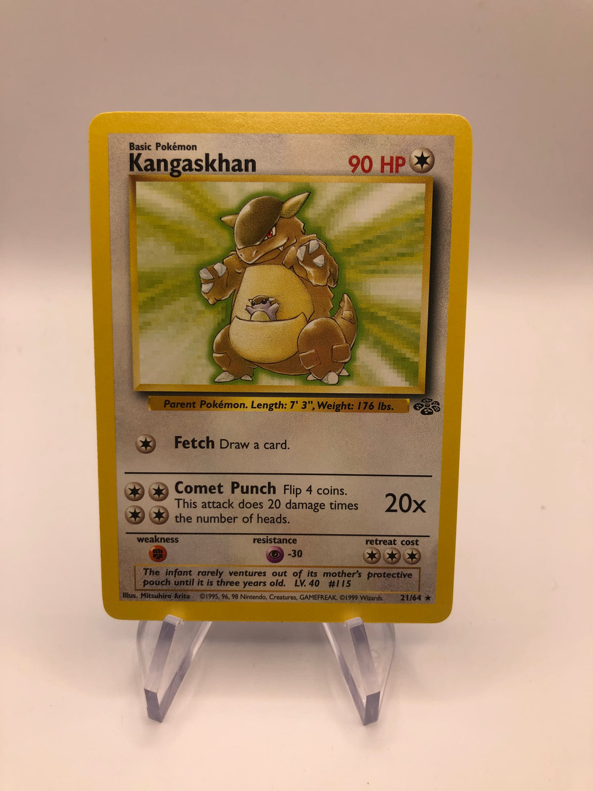 Pokemon Karte Dschungel Kangaskhan 21/64 Englisch