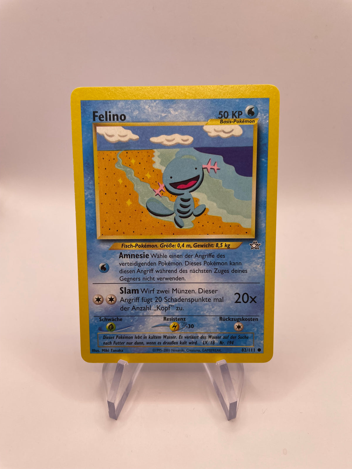 Pokemon Karte Felino Neo Genesis 82/111 Deutsch