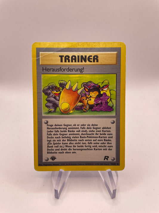 Pokemon Karte Rocket Trainer Herausfoderung 74/82 Deutsch