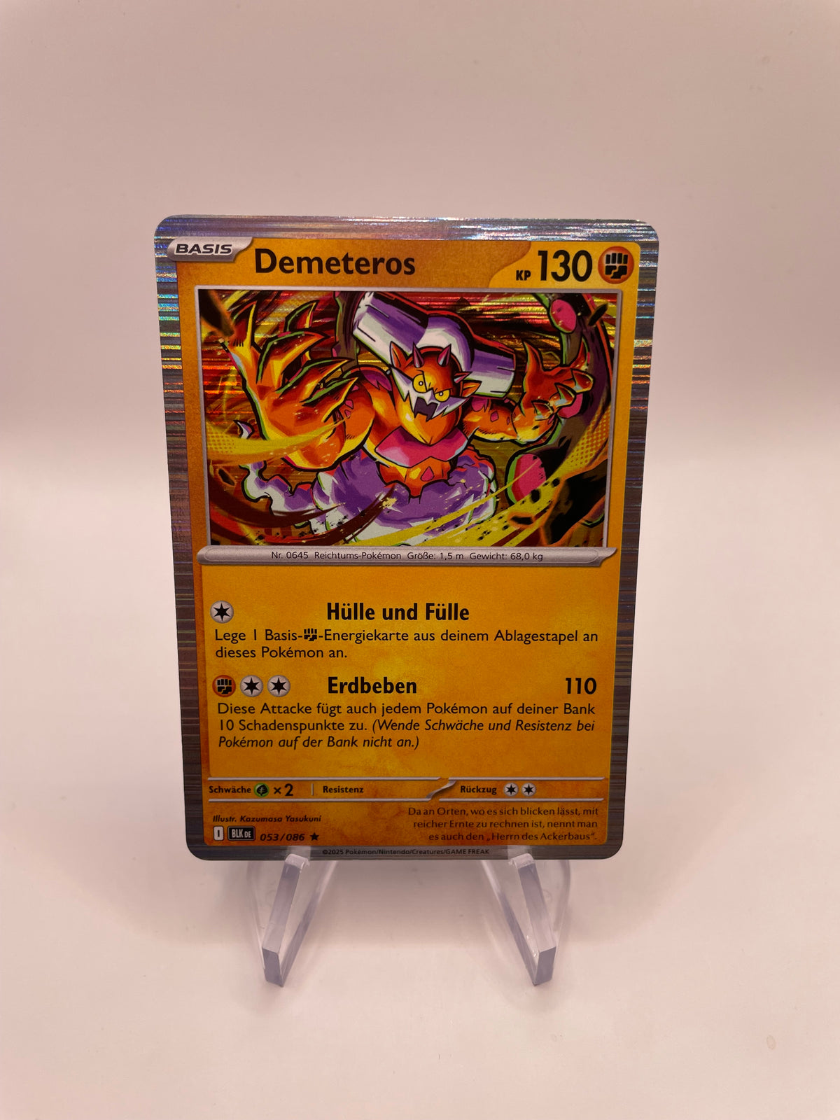 Pokémon Karte Shiny Demeteros 53/86 Deutsch
