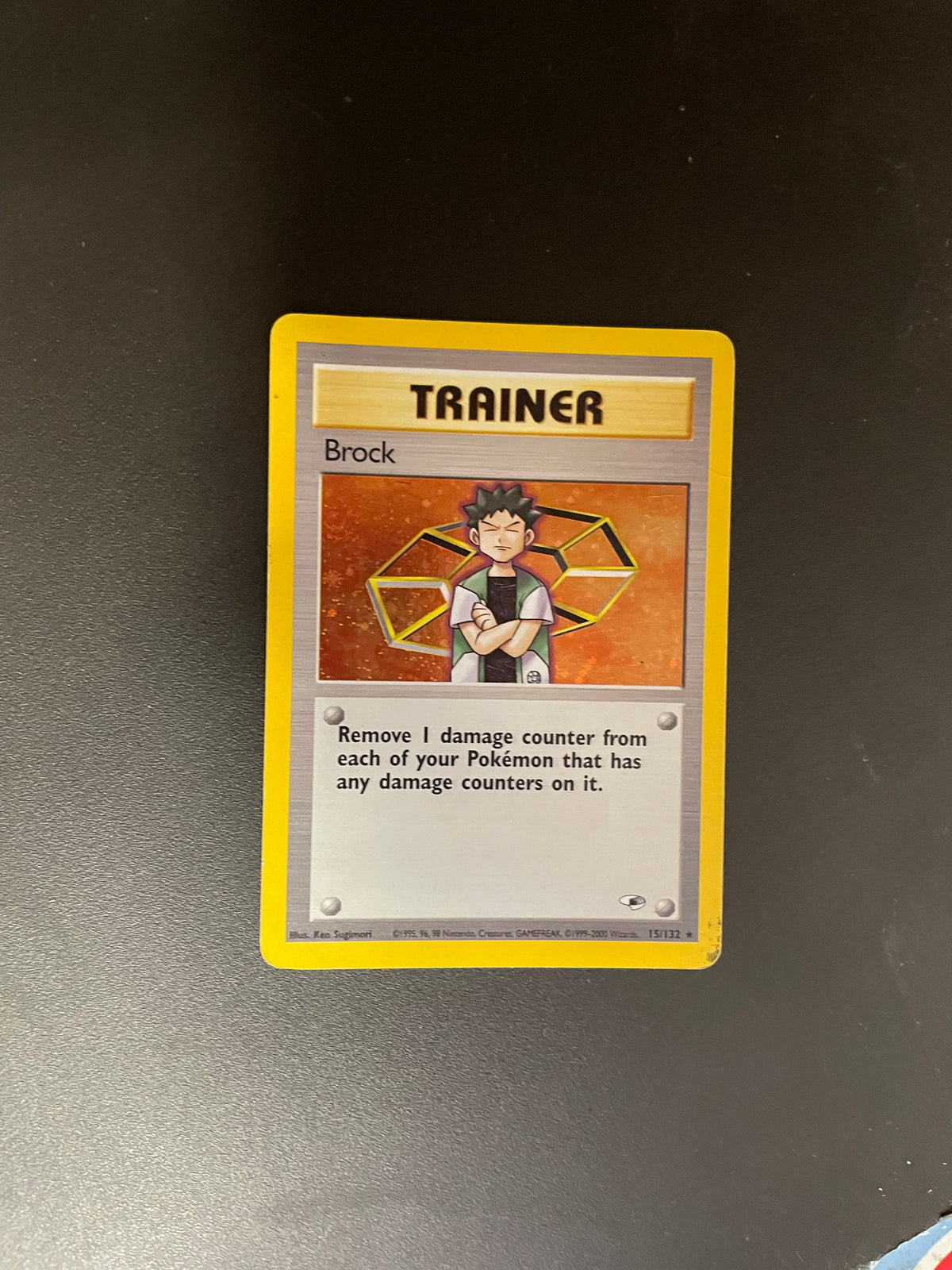 Pokemon Karte Holo Trainer Rocko 15/132 Englisch