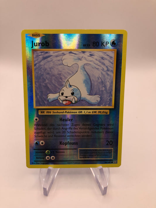 Pokemon Karte Revers Jurob 28/108 Deutsch