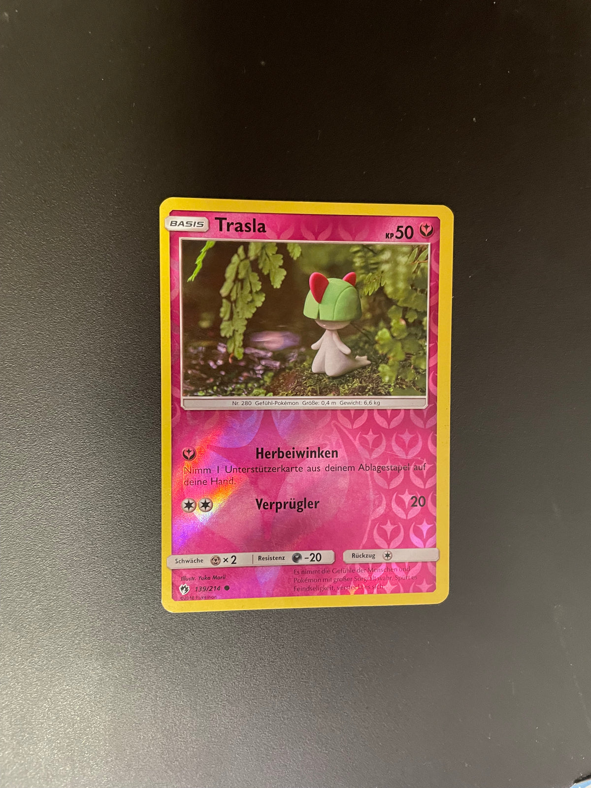 Pokemon Karte Reverse Trasla 139/214 Deutsch