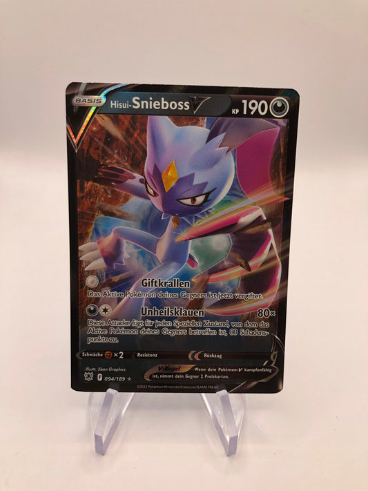 Pokemon Karte V Snieboss 94/189 Deutsch