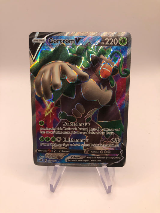 Pokemon Karte V Fullart Gortrom 175/192 Deutsch