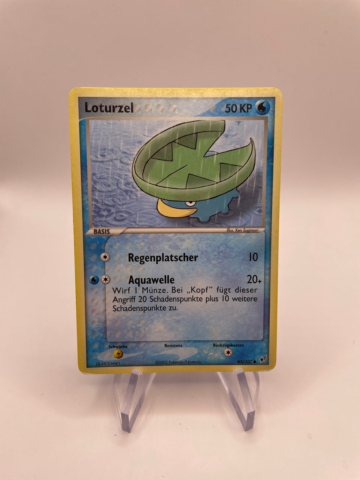 Pokemon Karte Loturzel 63/107 Deutsch