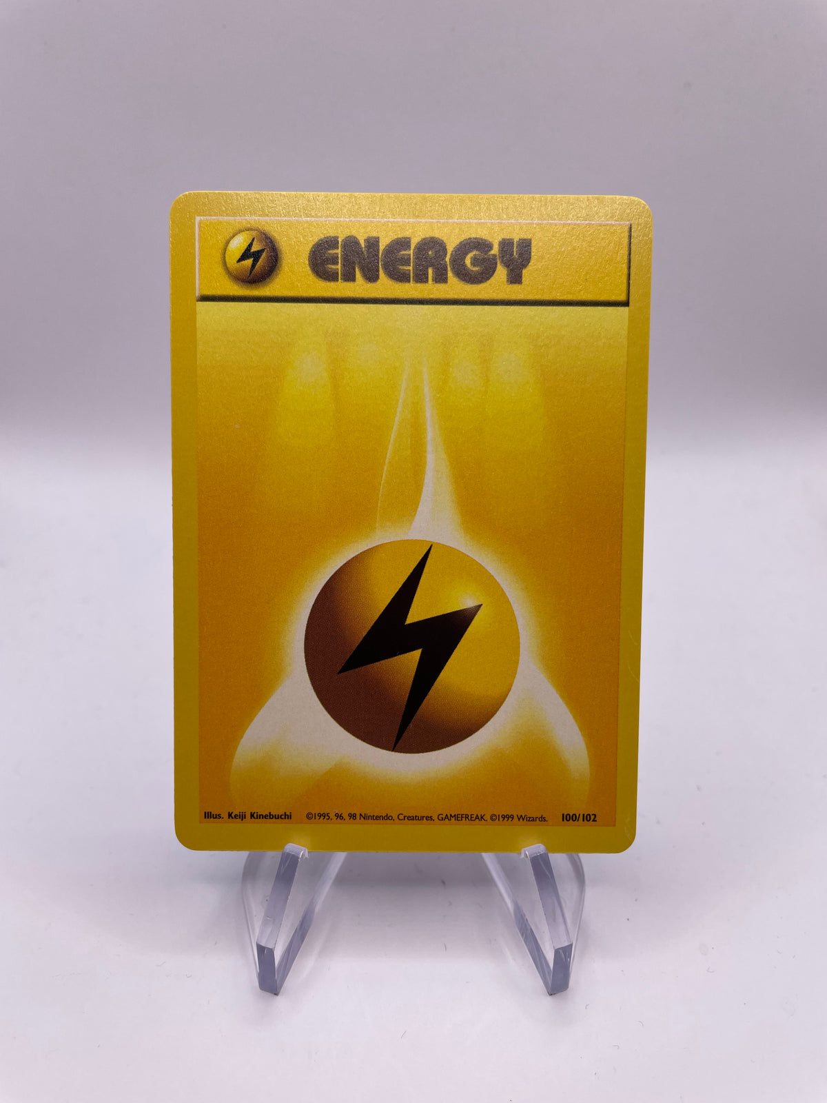 Pokemon Karte Base Set Energy 100/102 Englisch