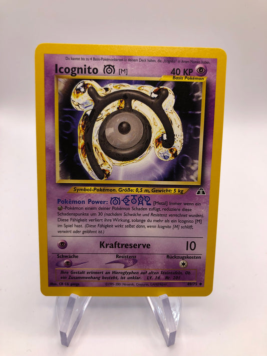 Pokemon Karte Neo Discovery Icognito 49/75 Deutsch