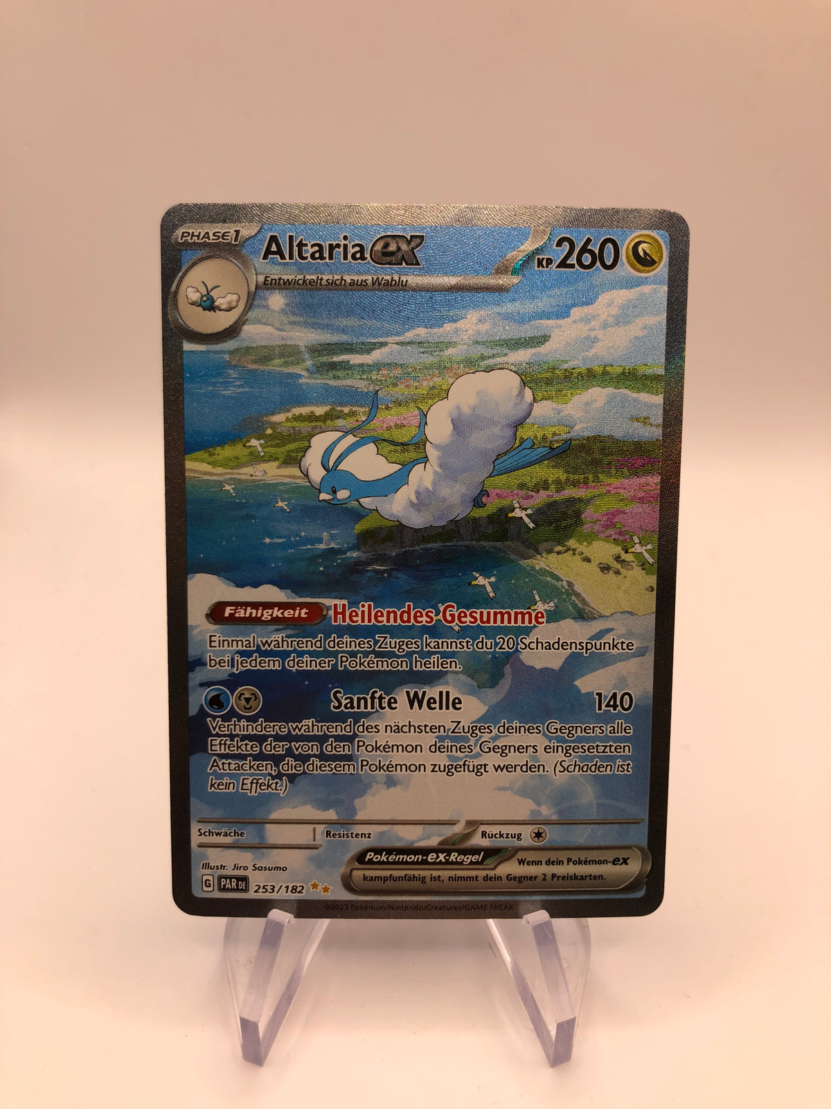 Pokemon Karte Alt-Art EX Altaria 253/182 Deutsch