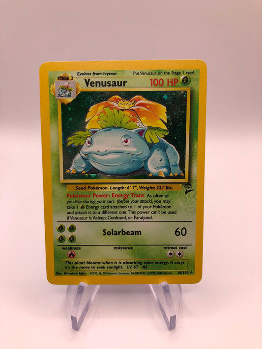 Pokemon Karte Holo Bisaflor 18/130 Englisch