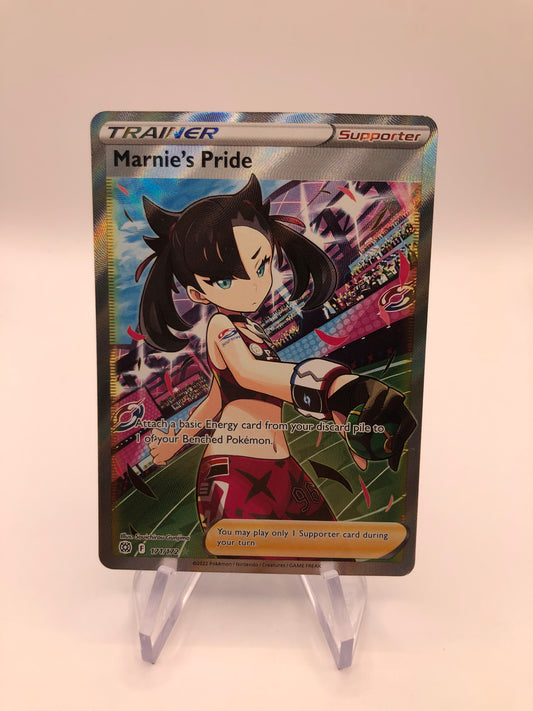 Pokemon Karten Trainer Fullart Marnie‘s Pride 171/172 Englisch