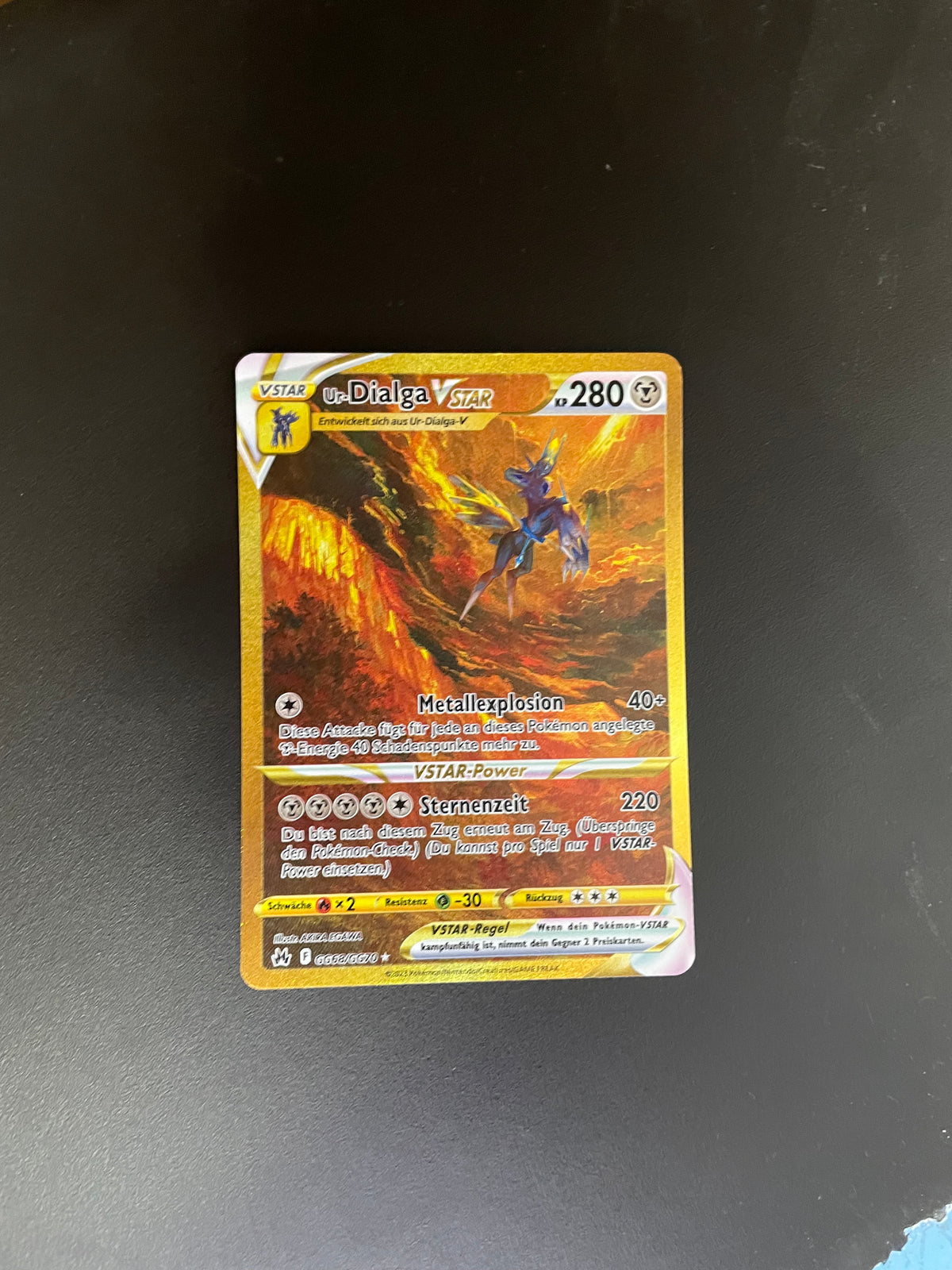 Pokemon Karte Vstar Gold Ur-Dialga GG68/GG70 Deutsch
