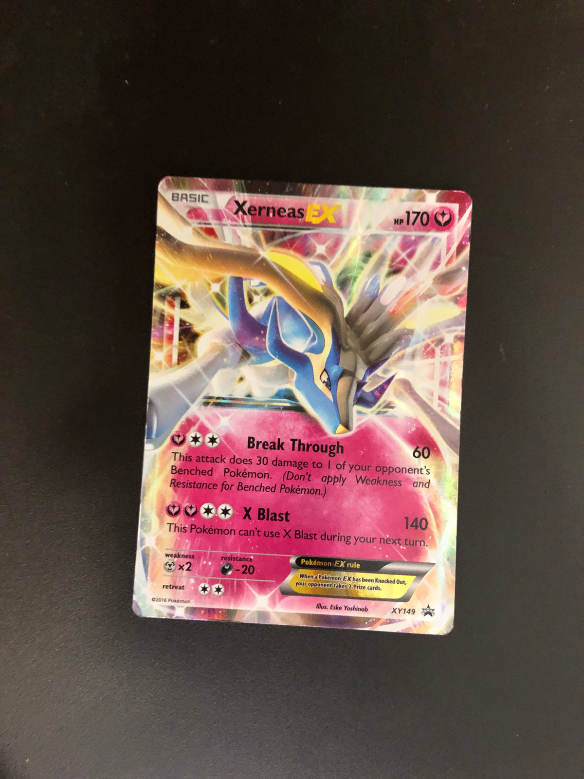 Pokemon Karte EX Promo Xerneas XY149 Deutsch
