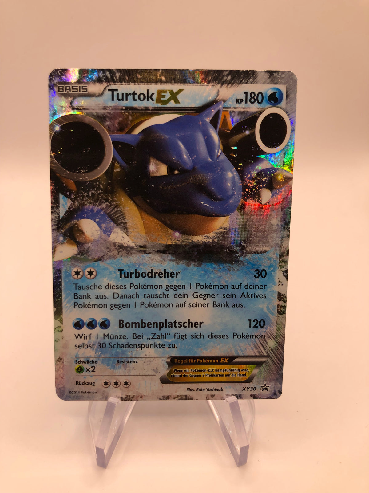 Pokemon Karte Promo EX Turtok XX30 Deutsch
