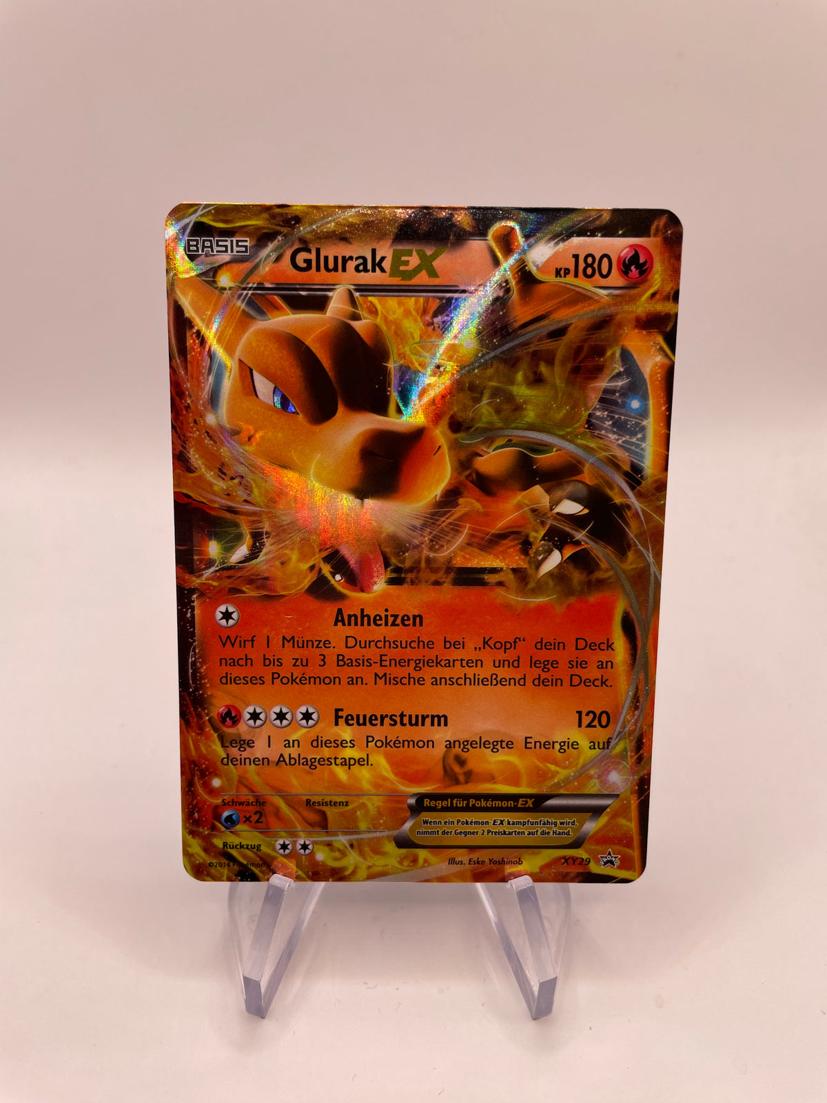 Pokemon Karte EX Promo Glurak XY29 Deutsch
