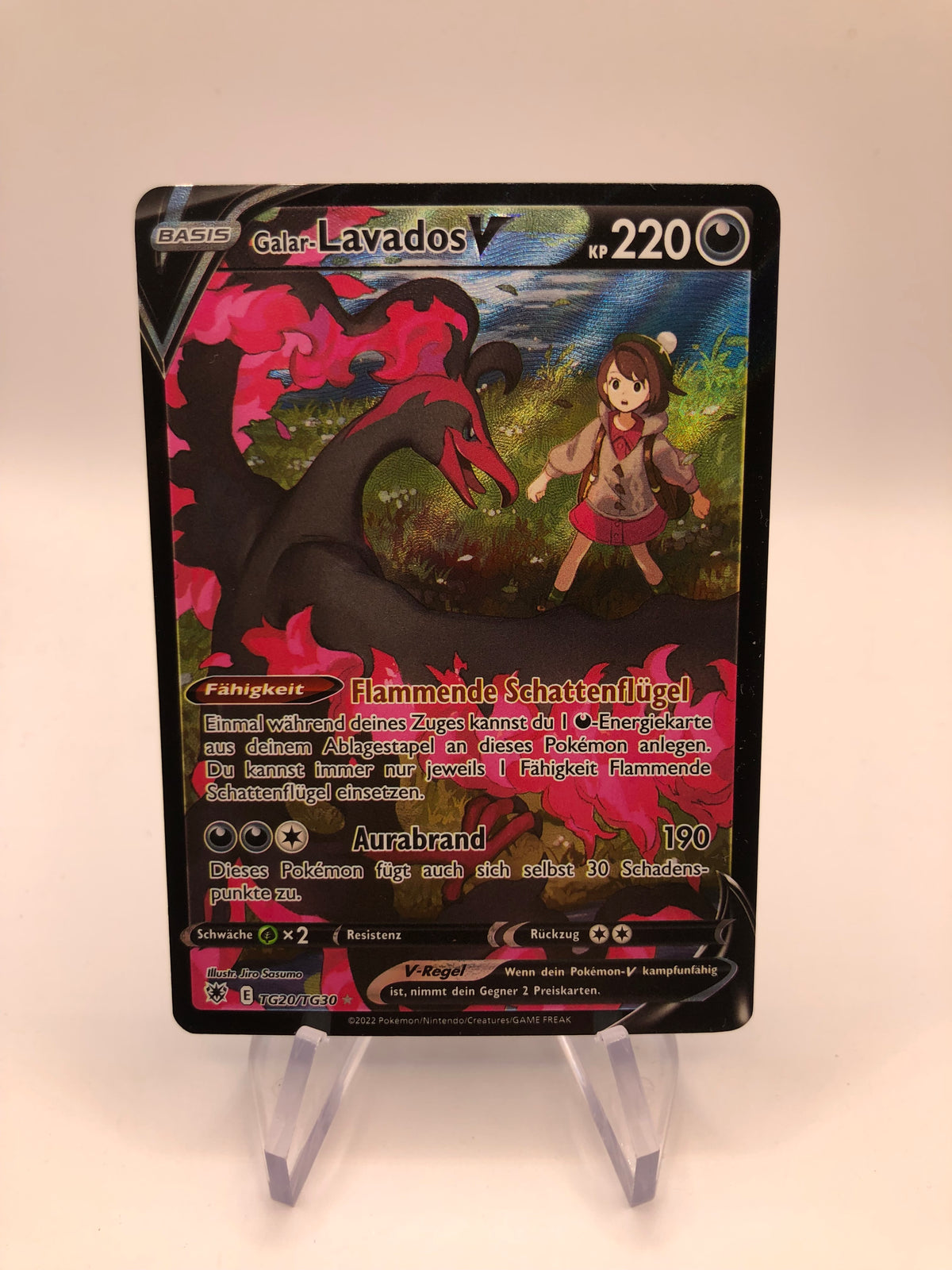Pokemon Karte V Galar Lavados TG20/TG30 Deutsch