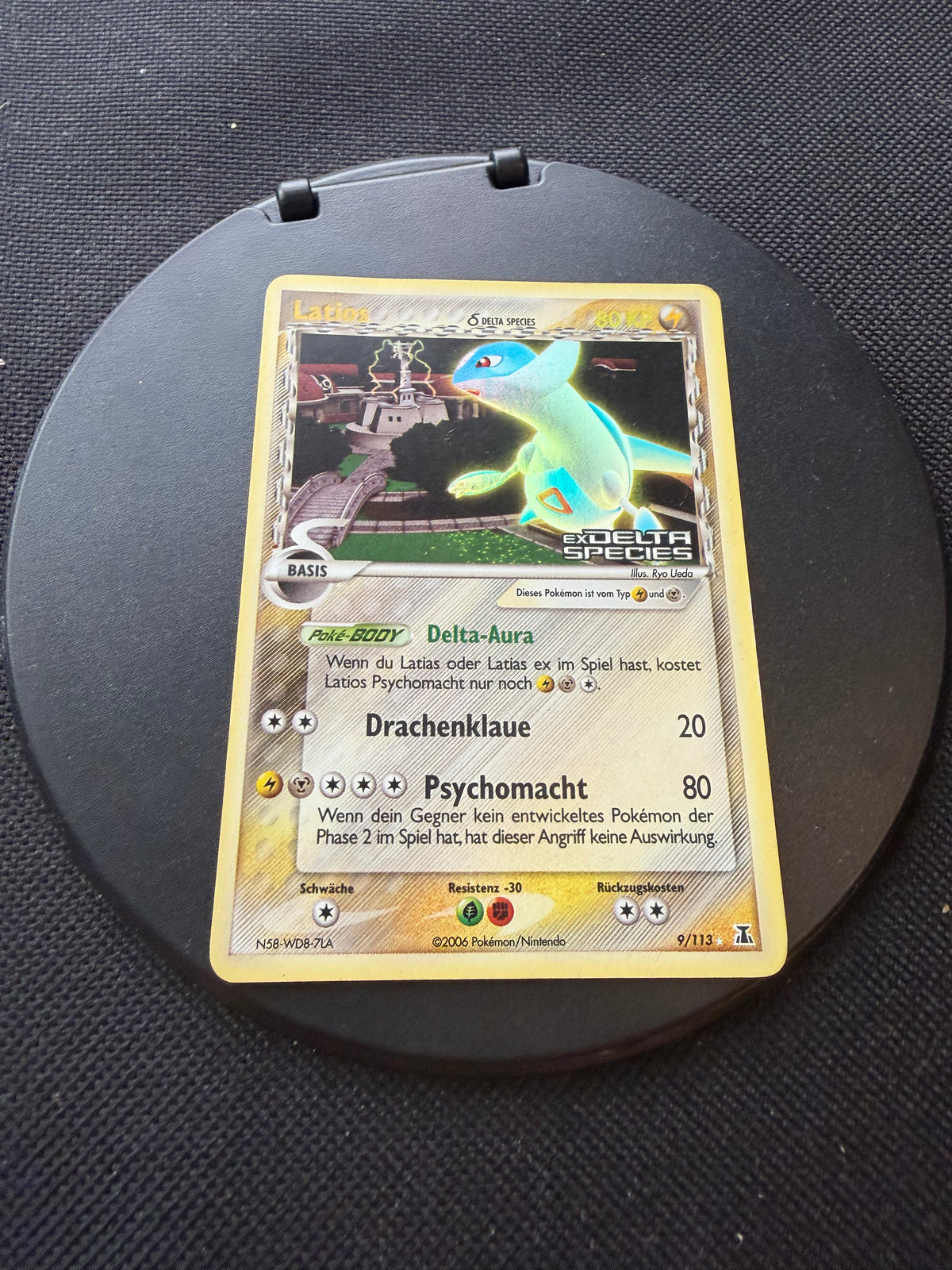 Pokemon Karte Stamp Delta Species Latios 9/113 Deutsch