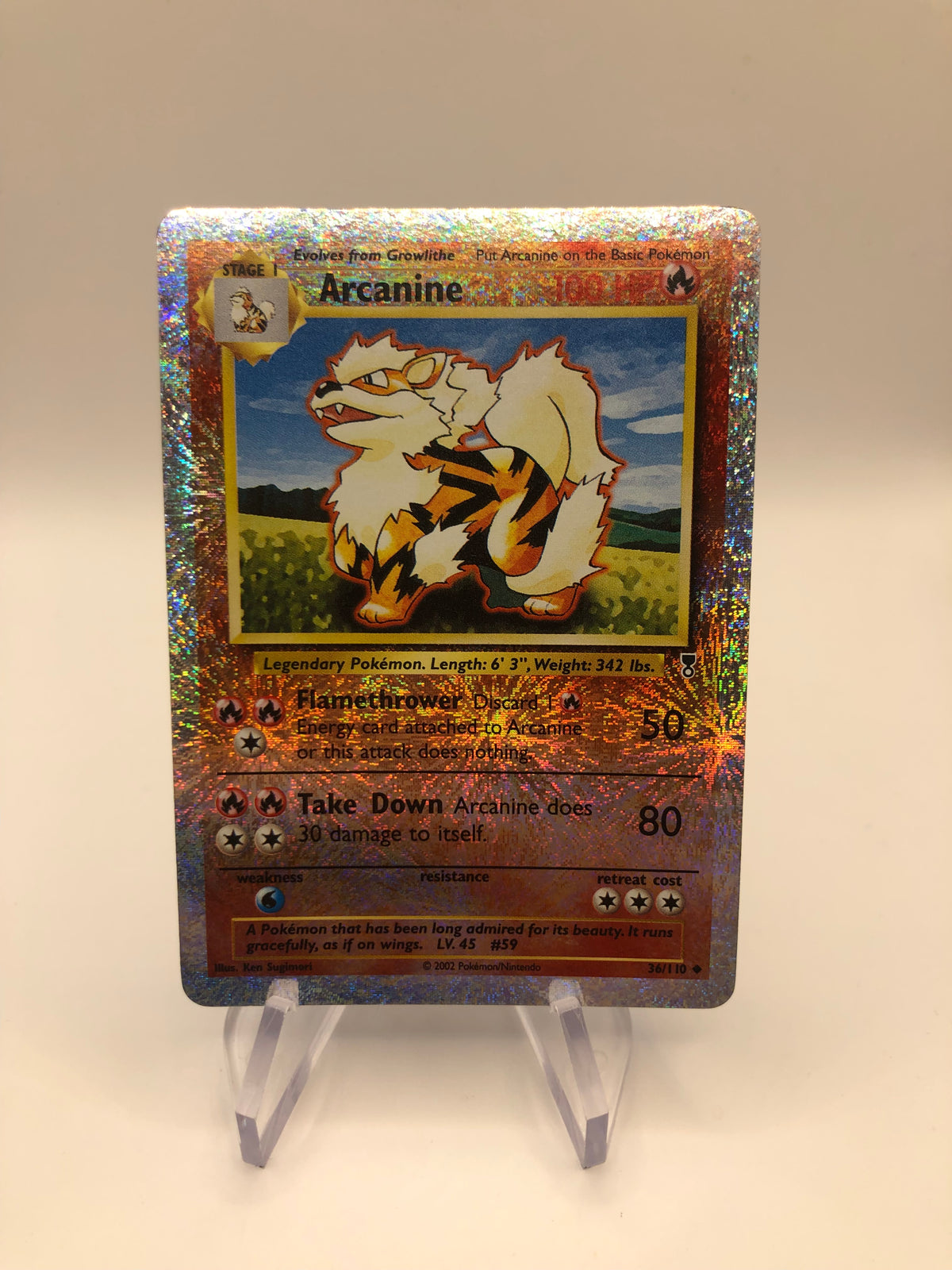 Pokemon Karte Legendary Collection Arkani 36/110 Englisch