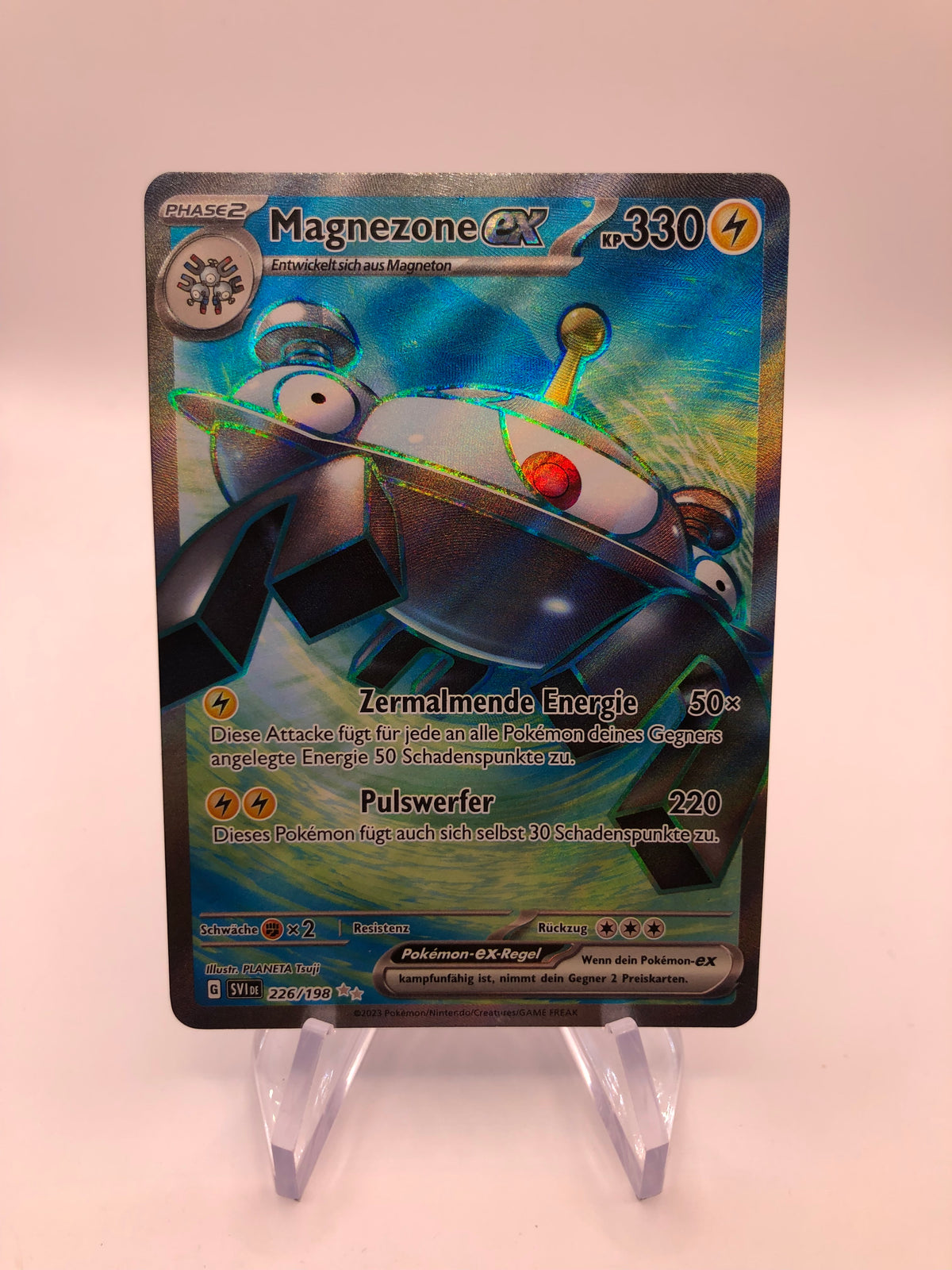 Pokemon Karten Fullart Magnezone 226/198 Deutsch