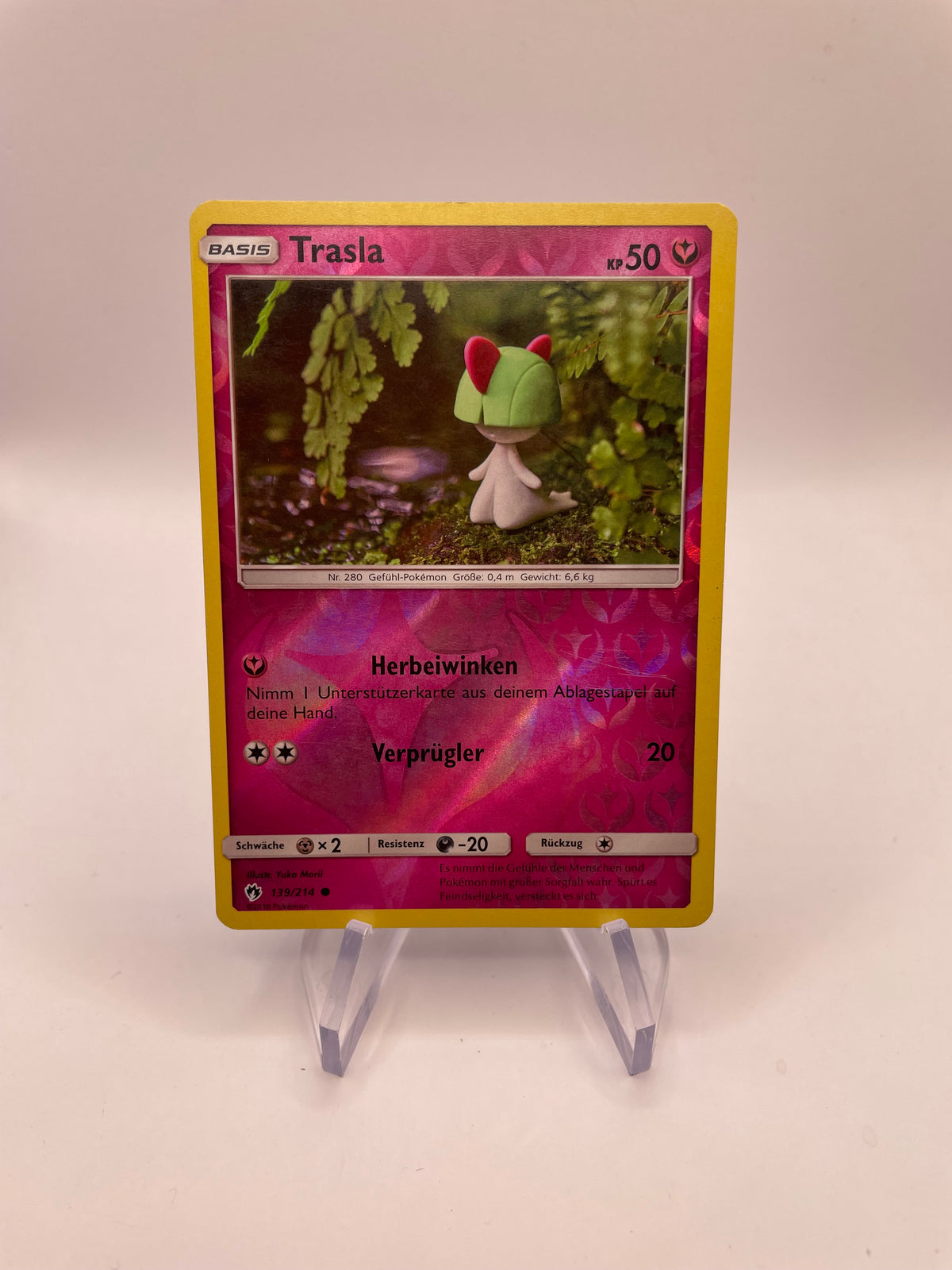 Pokemon Karte Reverse Trasla 139/214 Deutsch