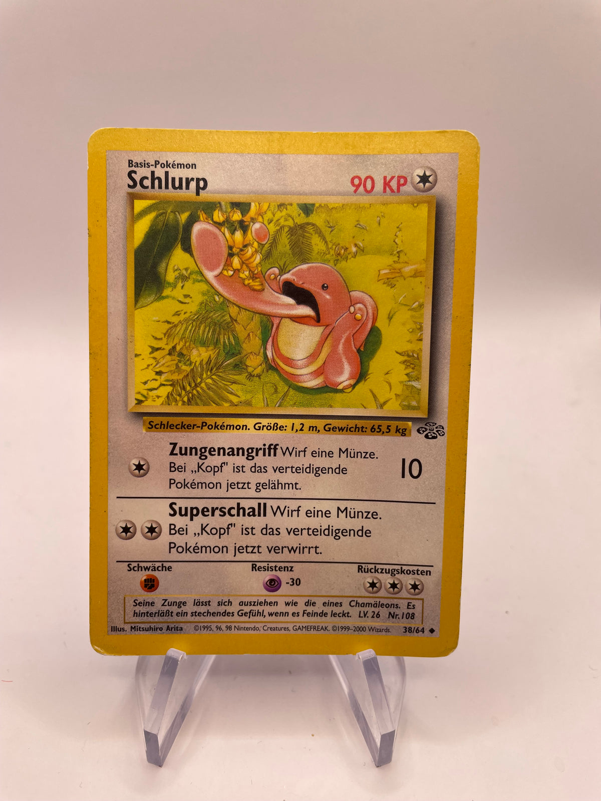 Pokemon Karte Jungel Schlurp 38/64 Deutsch