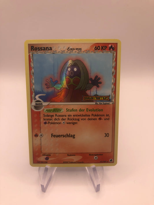 Pokemon Karte Stamp Rossana 17/101 Deutsch