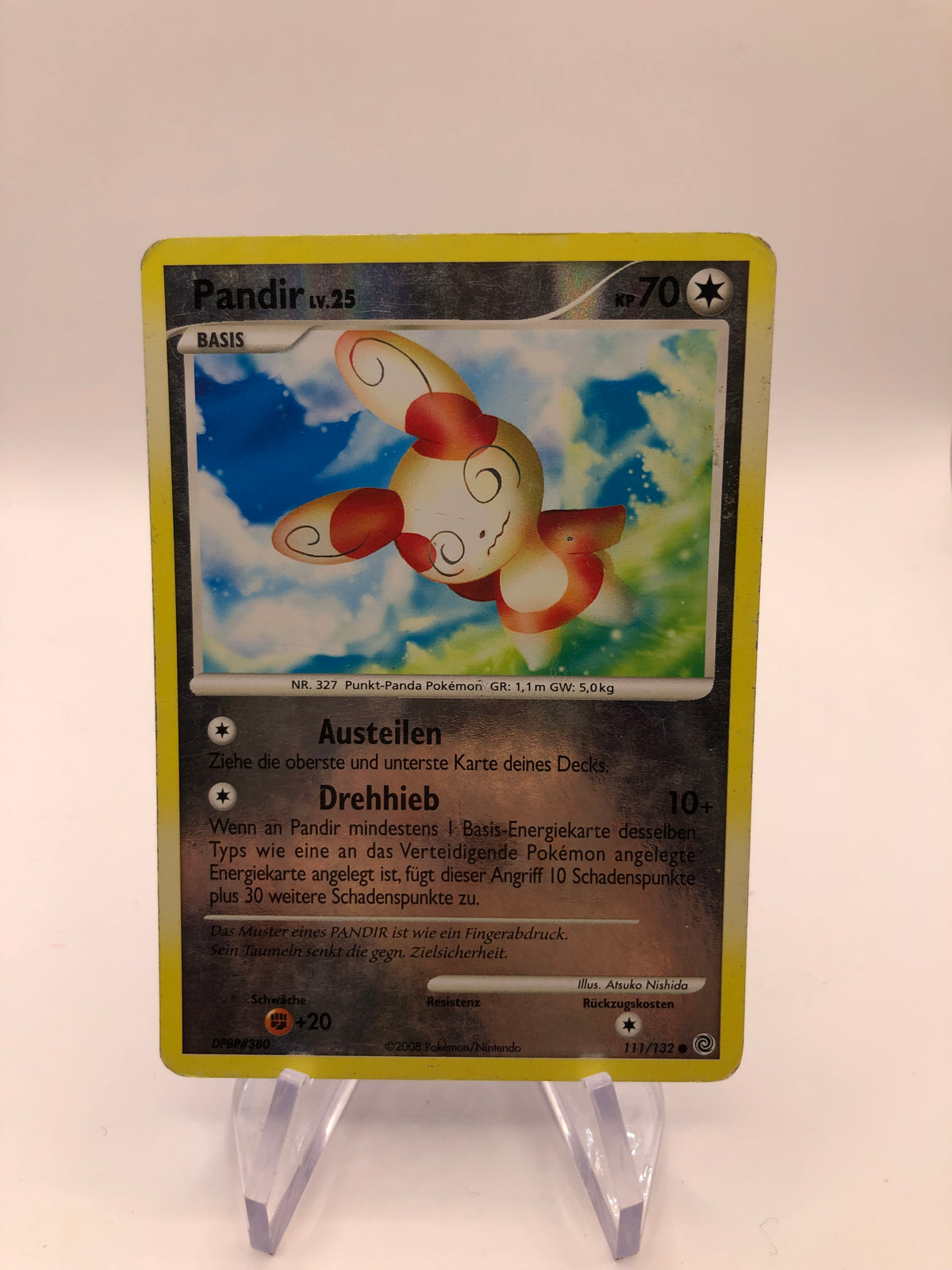 Pokemon Karte Revers Pandir 111/132 Deutsch