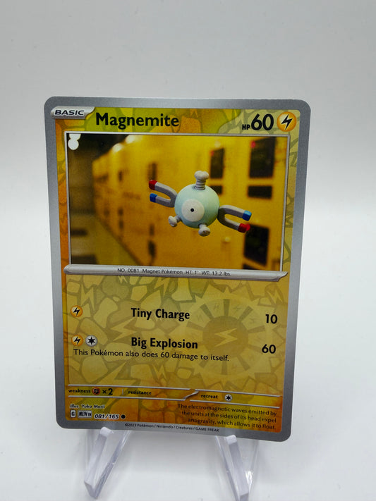 Pokemon Karte Reverse 151 Magnetilo 81/165 Englisch