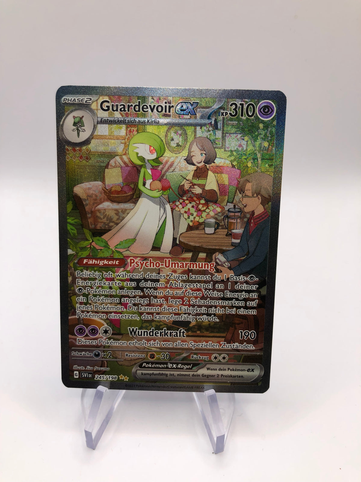 Pokemon Karte Alt Art EX Guardevoir 245/198 Deutsch