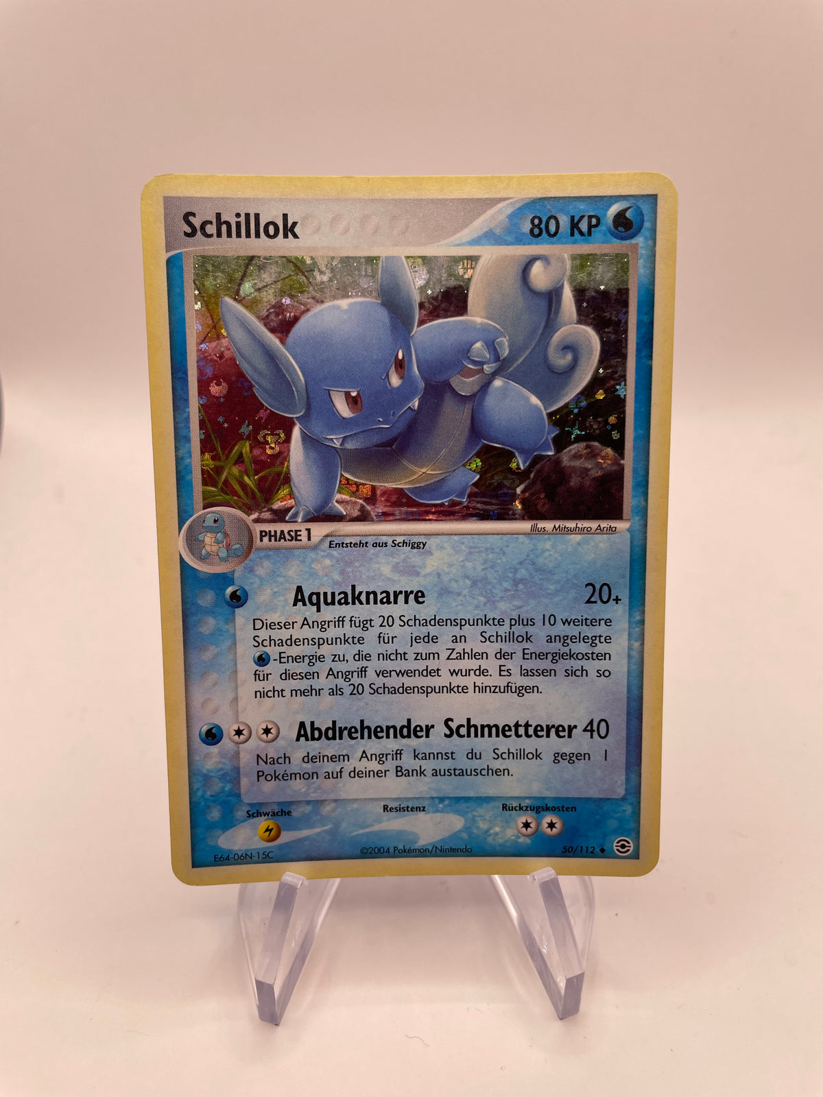 Pokemon Karte Holo Schillok 50/112 Deutsch