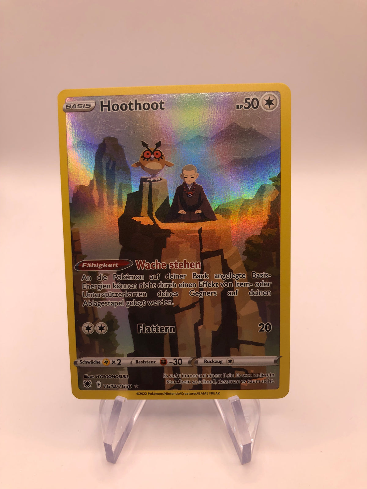 Pokemon Karte Art-Rare Hoothoot TG12/TG30 Deutsch