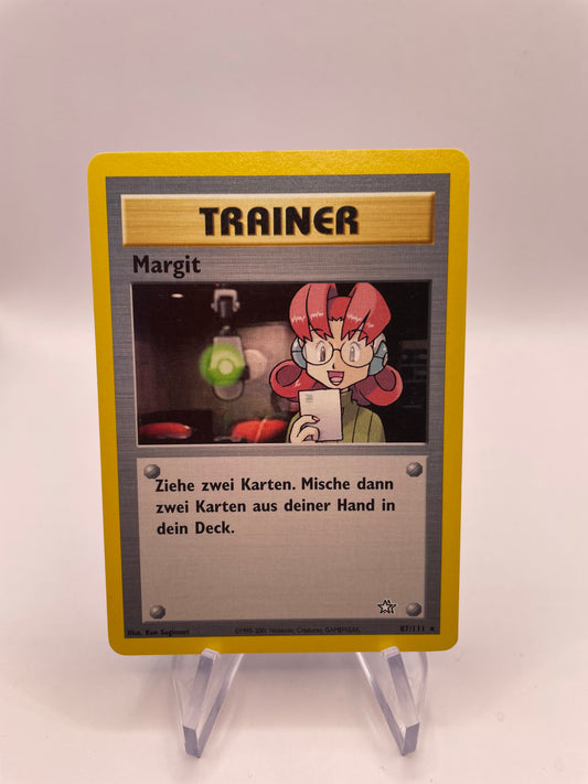 Pokemon Karte Margit Neo Genesis 87/111 Deutsch