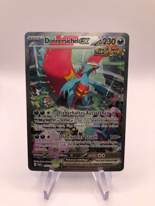Pokemon Karte Alt-Art EX Donnersichel 251/182 Deutsch
