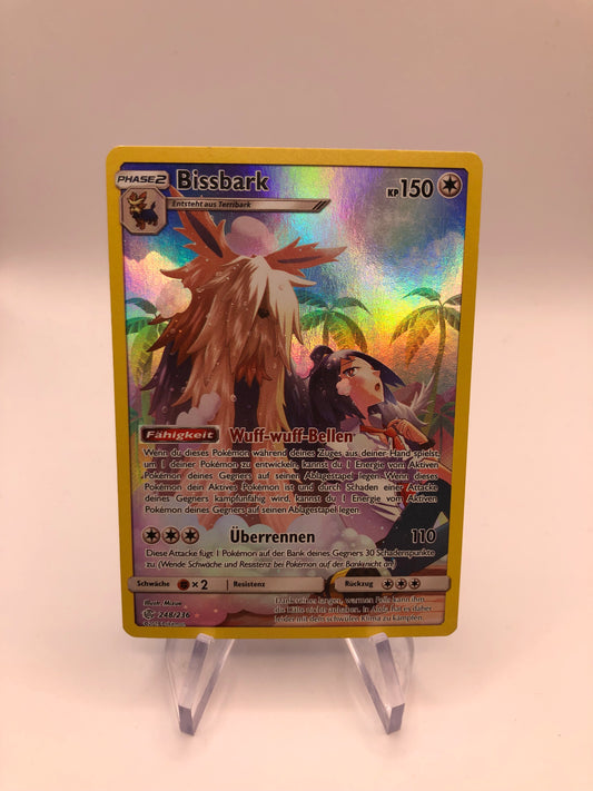 Pokemon Karte Art-Rare Bissbark 248/236 Deutsch